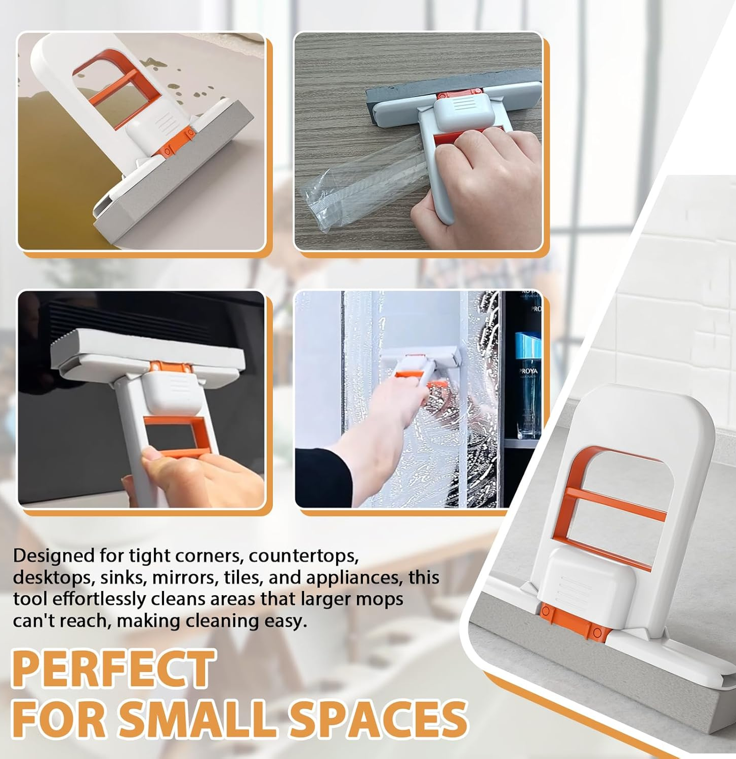 EverrHome FlexMop™ Mini Foldable Desktop Mop