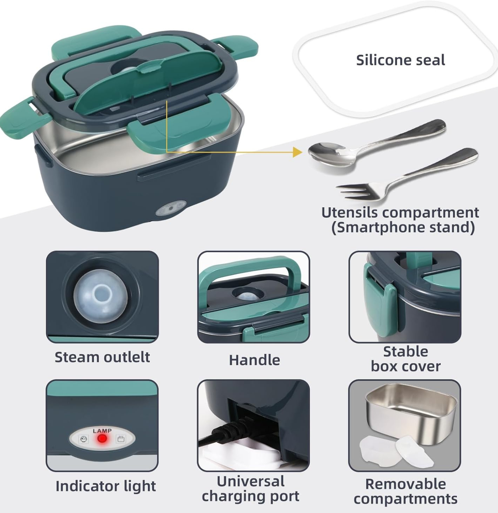 EverrHome QuickHeat Electric Lunch Box